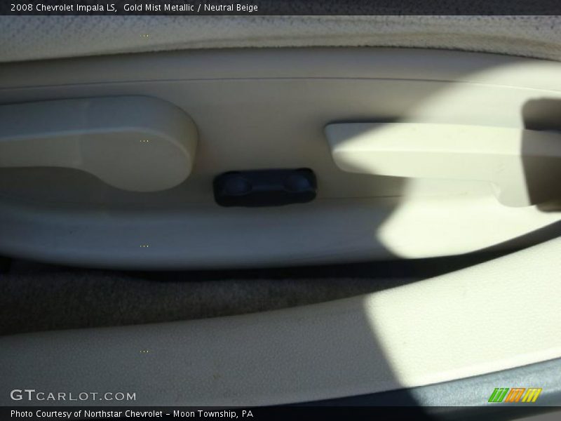 Gold Mist Metallic / Neutral Beige 2008 Chevrolet Impala LS