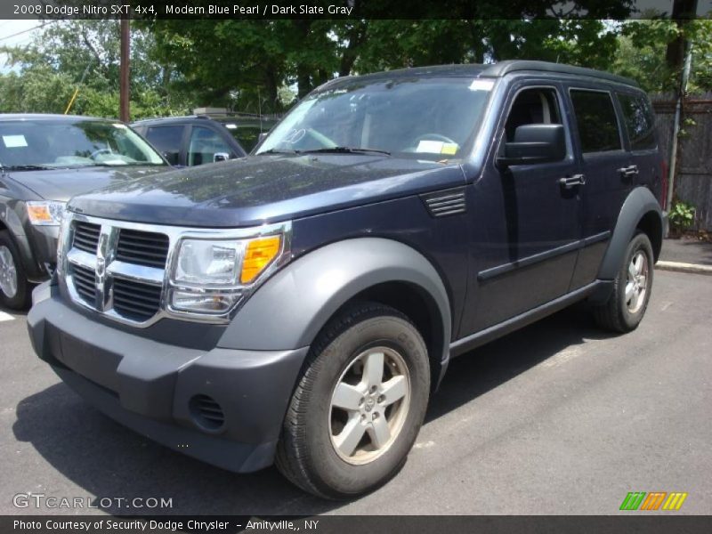 Modern Blue Pearl / Dark Slate Gray 2008 Dodge Nitro SXT 4x4