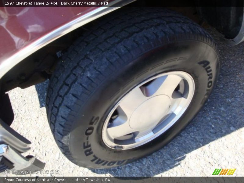 Dark Cherry Metallic / Red 1997 Chevrolet Tahoe LS 4x4