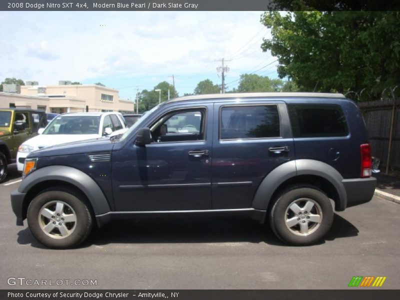 Modern Blue Pearl / Dark Slate Gray 2008 Dodge Nitro SXT 4x4