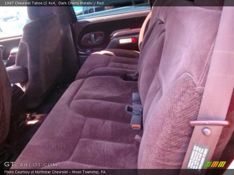 Dark Cherry Metallic / Red 1997 Chevrolet Tahoe LS 4x4