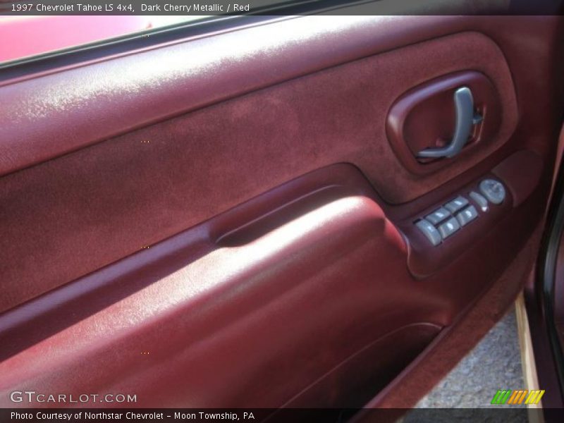 Dark Cherry Metallic / Red 1997 Chevrolet Tahoe LS 4x4