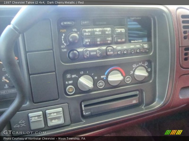 Dark Cherry Metallic / Red 1997 Chevrolet Tahoe LS 4x4