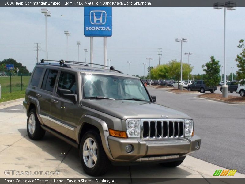 Light Khaki Metallic / Dark Khaki/Light Graystone 2006 Jeep Commander Limited