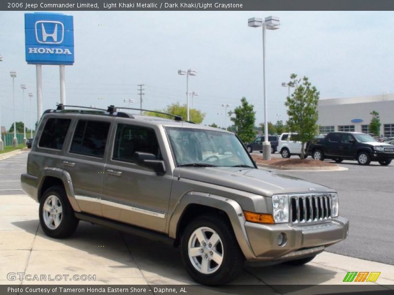 Light Khaki Metallic / Dark Khaki/Light Graystone 2006 Jeep Commander Limited
