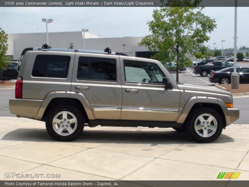 Light Khaki Metallic / Dark Khaki/Light Graystone 2006 Jeep Commander Limited