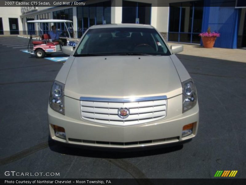 Gold Mist / Ebony 2007 Cadillac CTS Sedan