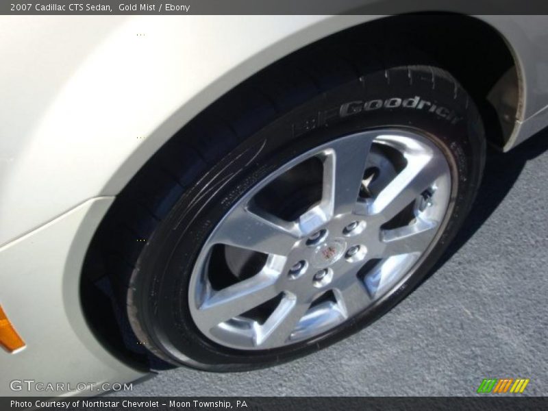 Gold Mist / Ebony 2007 Cadillac CTS Sedan
