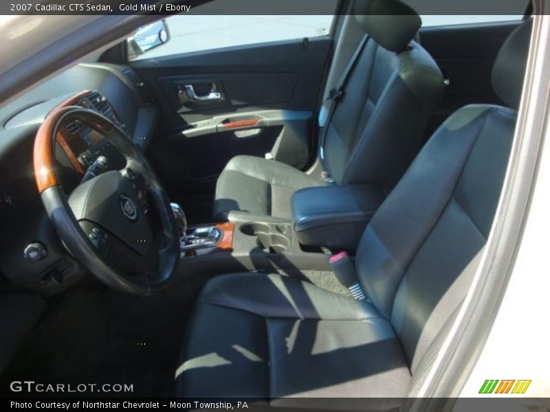 Gold Mist / Ebony 2007 Cadillac CTS Sedan