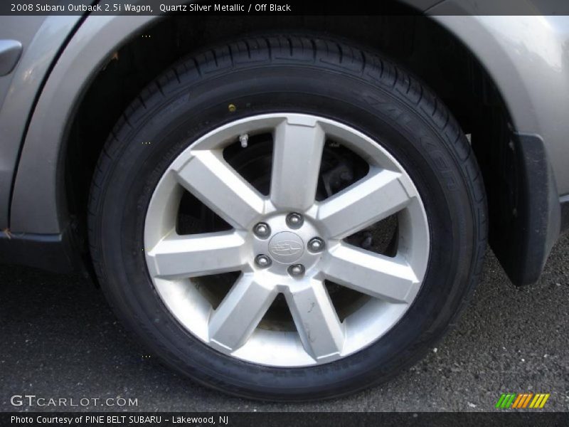 Quartz Silver Metallic / Off Black 2008 Subaru Outback 2.5i Wagon