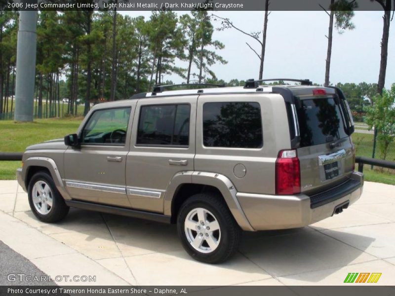 Light Khaki Metallic / Dark Khaki/Light Graystone 2006 Jeep Commander Limited