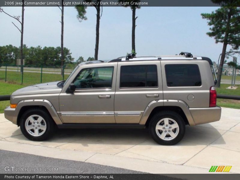 Light Khaki Metallic / Dark Khaki/Light Graystone 2006 Jeep Commander Limited
