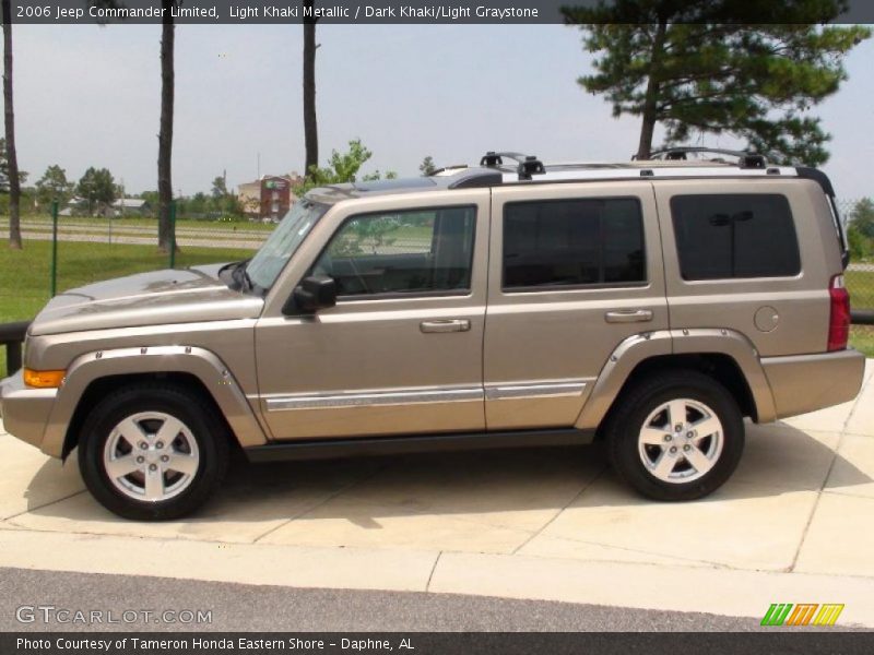 Light Khaki Metallic / Dark Khaki/Light Graystone 2006 Jeep Commander Limited