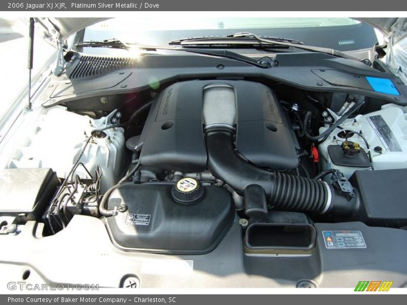 Platinum Silver Metallic / Dove 2006 Jaguar XJ XJR