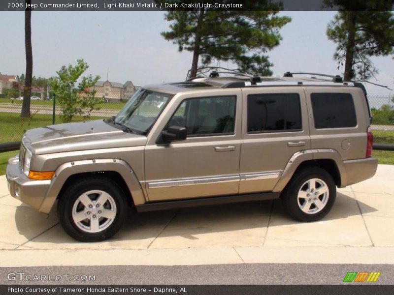 Light Khaki Metallic / Dark Khaki/Light Graystone 2006 Jeep Commander Limited