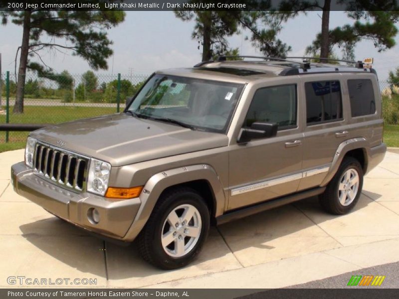 Light Khaki Metallic / Dark Khaki/Light Graystone 2006 Jeep Commander Limited