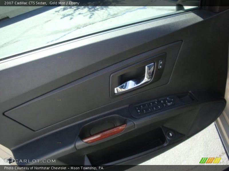 Gold Mist / Ebony 2007 Cadillac CTS Sedan