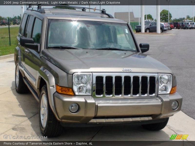 Light Khaki Metallic / Dark Khaki/Light Graystone 2006 Jeep Commander Limited