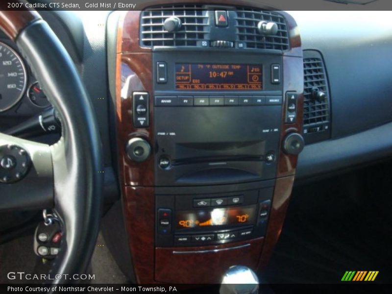 Gold Mist / Ebony 2007 Cadillac CTS Sedan