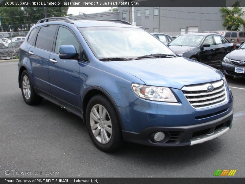 Newport Blue Pearl / Slate Gray 2008 Subaru Tribeca Limited 5 Passenger