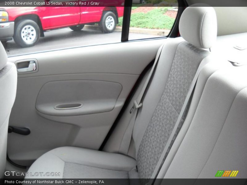 Victory Red / Gray 2008 Chevrolet Cobalt LS Sedan