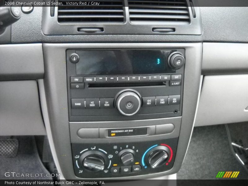 Victory Red / Gray 2008 Chevrolet Cobalt LS Sedan