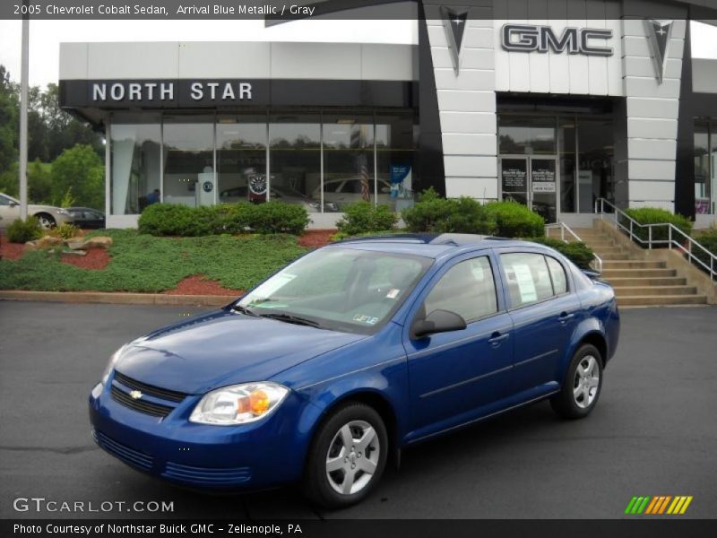 Arrival Blue Metallic / Gray 2005 Chevrolet Cobalt Sedan