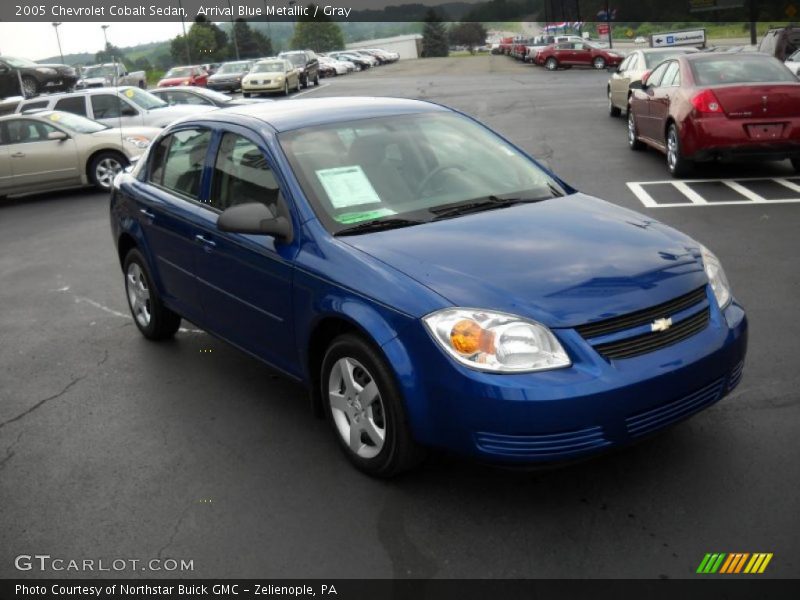 Arrival Blue Metallic / Gray 2005 Chevrolet Cobalt Sedan