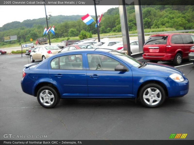 Arrival Blue Metallic / Gray 2005 Chevrolet Cobalt Sedan