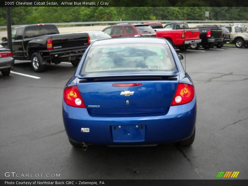Arrival Blue Metallic / Gray 2005 Chevrolet Cobalt Sedan
