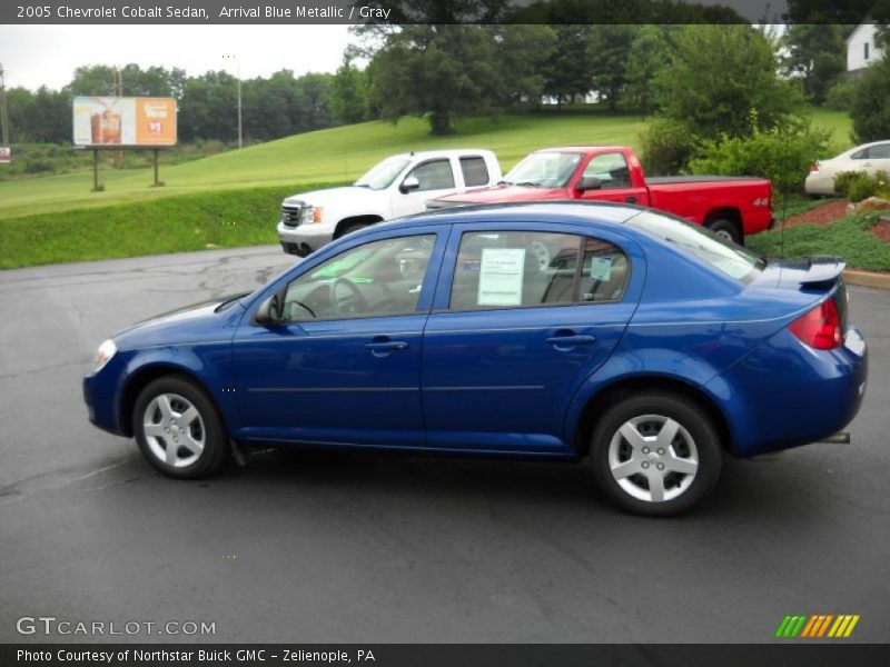 Arrival Blue Metallic / Gray 2005 Chevrolet Cobalt Sedan