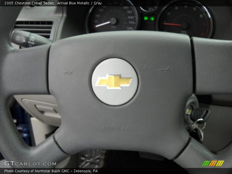 Arrival Blue Metallic / Gray 2005 Chevrolet Cobalt Sedan