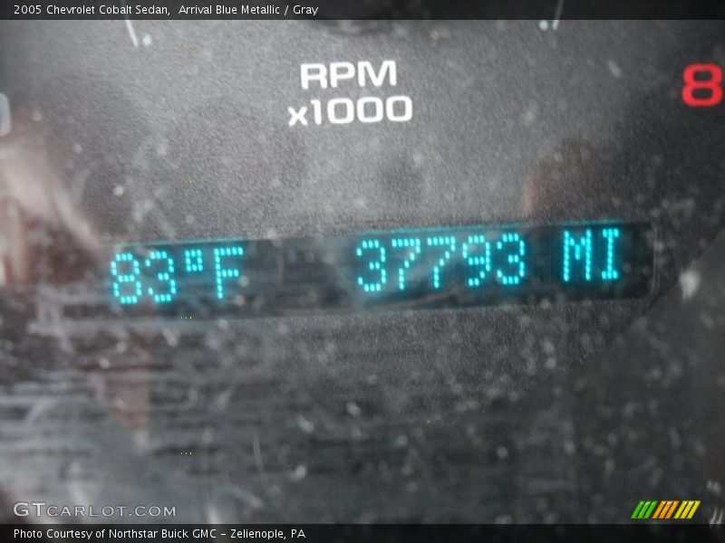 Arrival Blue Metallic / Gray 2005 Chevrolet Cobalt Sedan