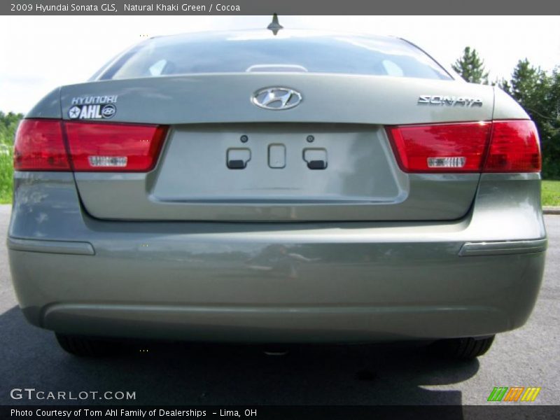 Natural Khaki Green / Cocoa 2009 Hyundai Sonata GLS