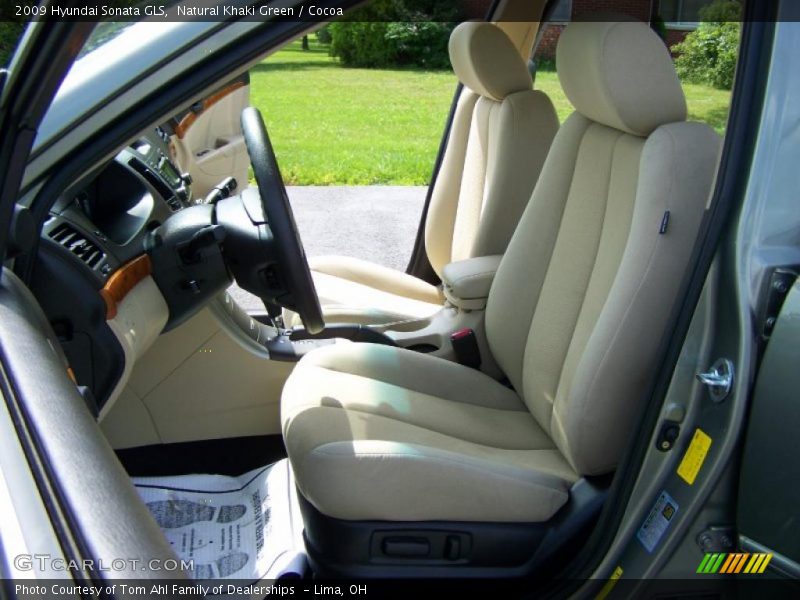 Natural Khaki Green / Cocoa 2009 Hyundai Sonata GLS