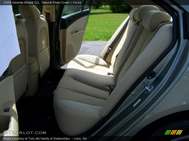 Natural Khaki Green / Cocoa 2009 Hyundai Sonata GLS