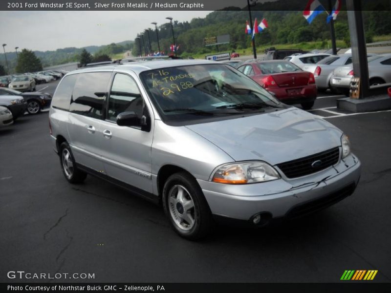 Silver Frost Metallic / Medium Graphite 2001 Ford Windstar SE Sport