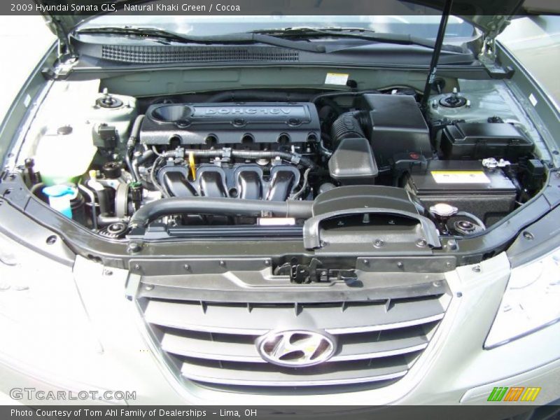 Natural Khaki Green / Cocoa 2009 Hyundai Sonata GLS