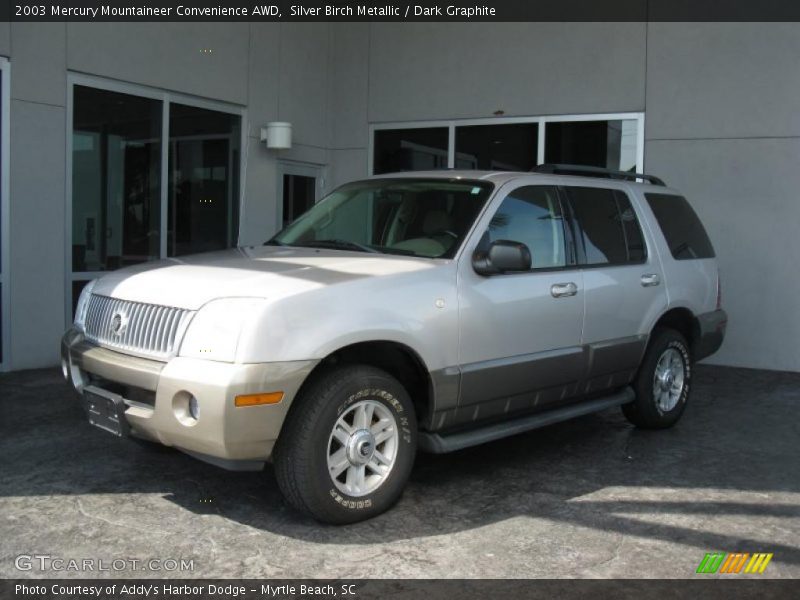 Silver Birch Metallic / Dark Graphite 2003 Mercury Mountaineer Convenience AWD