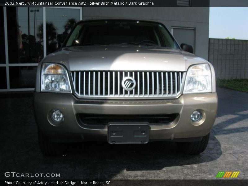 Silver Birch Metallic / Dark Graphite 2003 Mercury Mountaineer Convenience AWD