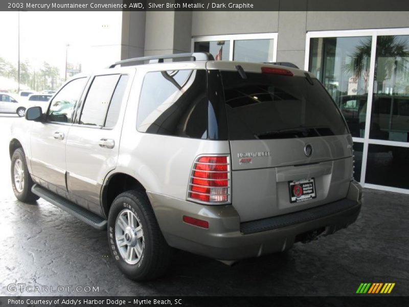 Silver Birch Metallic / Dark Graphite 2003 Mercury Mountaineer Convenience AWD
