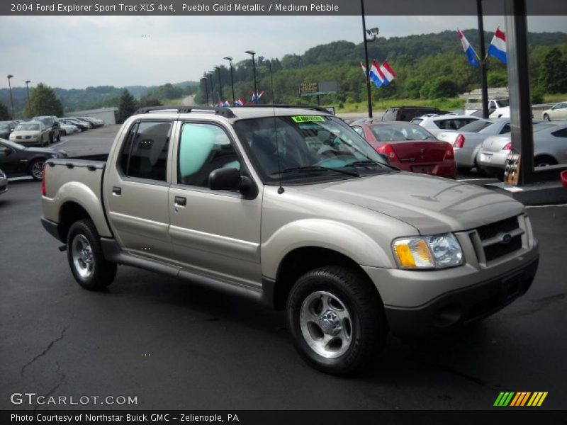 Pueblo Gold Metallic / Medium Pebble 2004 Ford Explorer Sport Trac XLS 4x4
