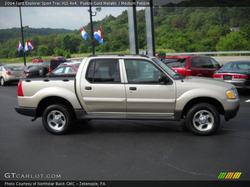 Pueblo Gold Metallic / Medium Pebble 2004 Ford Explorer Sport Trac XLS 4x4