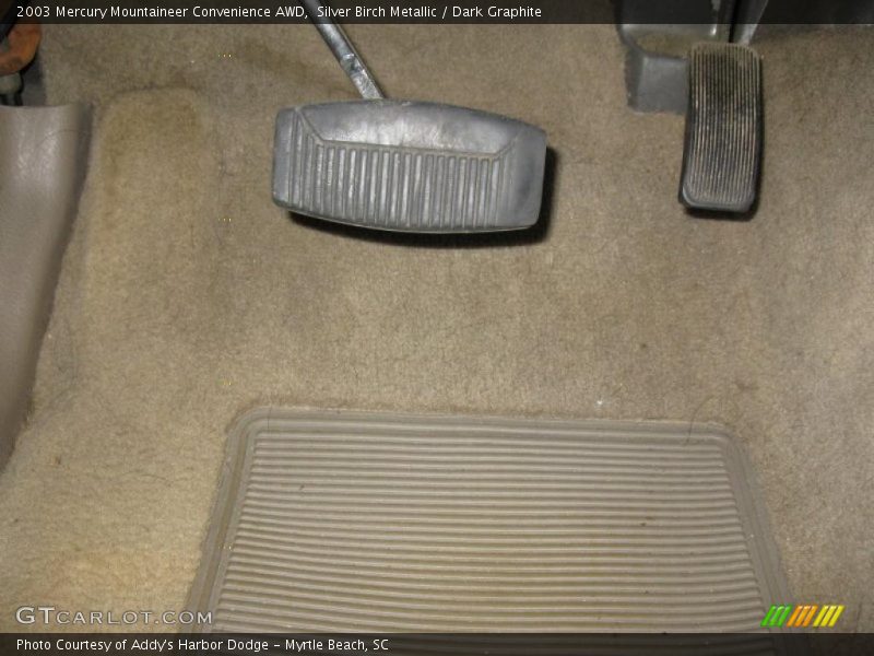 Silver Birch Metallic / Dark Graphite 2003 Mercury Mountaineer Convenience AWD