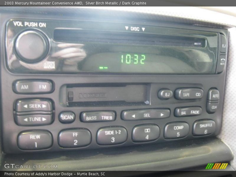 Silver Birch Metallic / Dark Graphite 2003 Mercury Mountaineer Convenience AWD