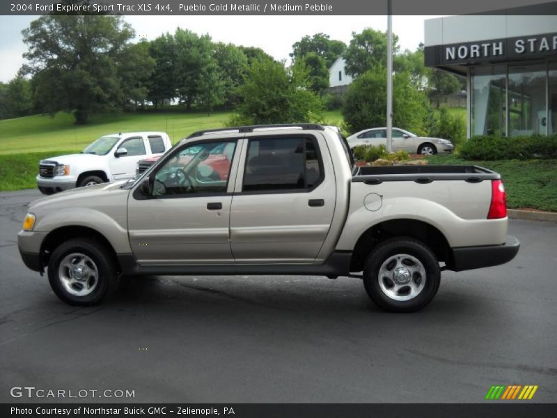 Pueblo Gold Metallic / Medium Pebble 2004 Ford Explorer Sport Trac XLS 4x4