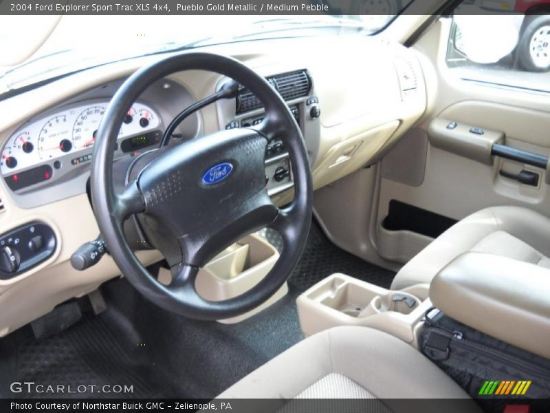 Pueblo Gold Metallic / Medium Pebble 2004 Ford Explorer Sport Trac XLS 4x4