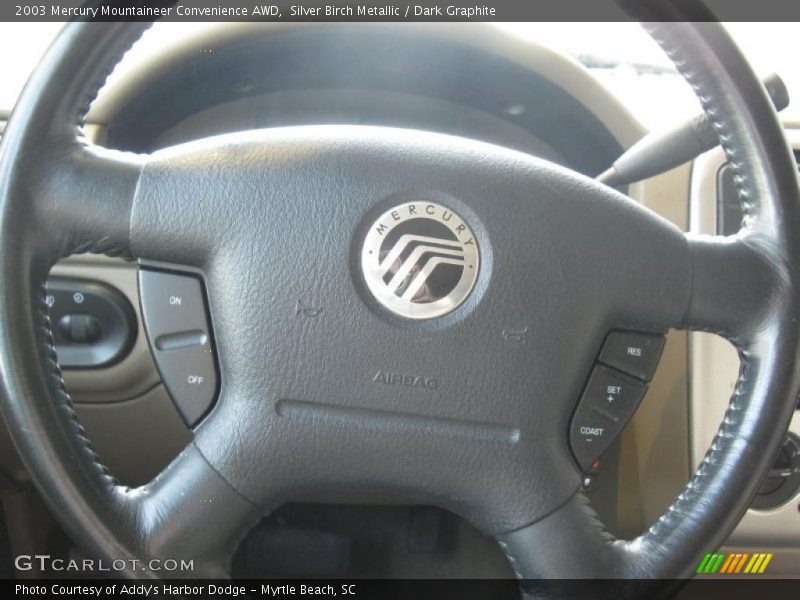 Silver Birch Metallic / Dark Graphite 2003 Mercury Mountaineer Convenience AWD