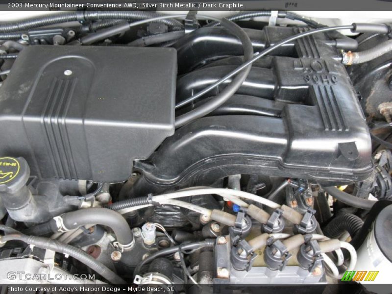 Silver Birch Metallic / Dark Graphite 2003 Mercury Mountaineer Convenience AWD