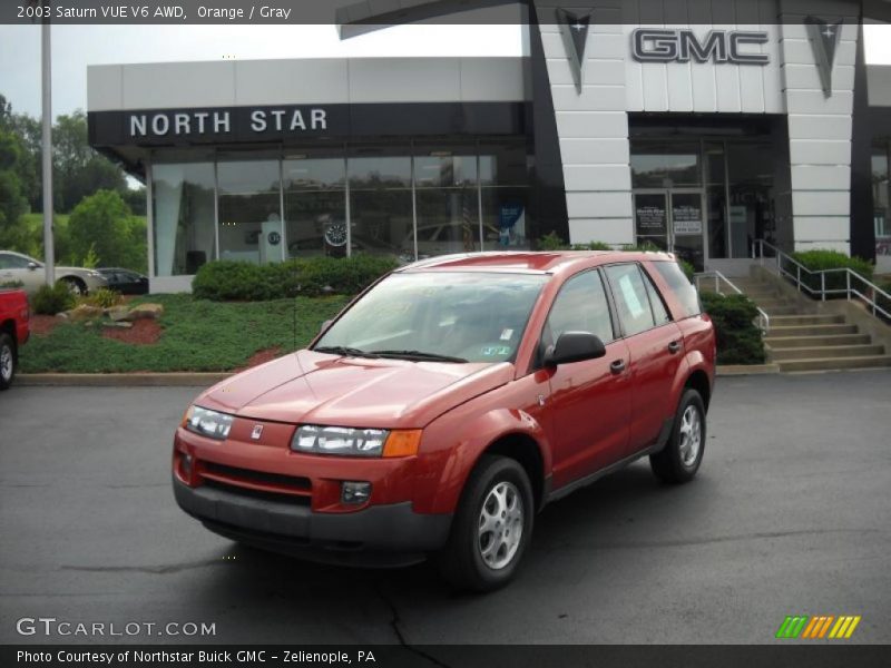 Orange / Gray 2003 Saturn VUE V6 AWD